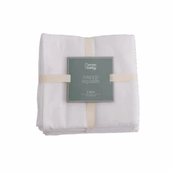 Organic Cotton & Bamboo Nappy Square - 6 Pack