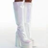 OH YEAH BABY KNEE HIGH - WHITE