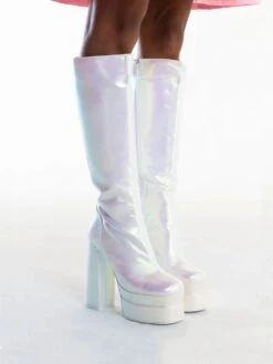 OH YEAH BABY KNEE HIGH - WHITE