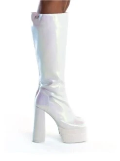 OH YEAH BABY KNEE HIGH - WHITE -Engel Cheap Store oh yeah baby knee high white 566890