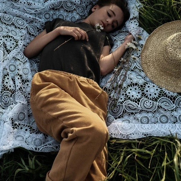 Organic Cotton Chunky Corduroy Pants - Brown Sugar 6 Organic Cotton Chunky Corduroy Pants - Brown Sugar - Image 6