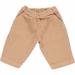 Organic Cotton Chunky Corduroy Pants - Maple Sugar