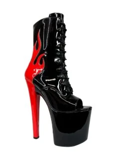 RUBY FLAME - BLACK/RED