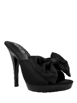 SASHA BOW - BLACK SATIN