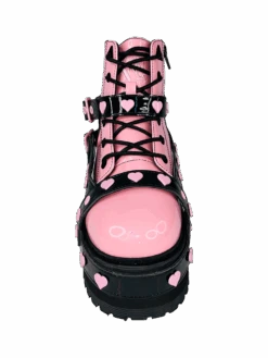 SLAYR BNDG HEART - PINK HOLOGRAM/BLACK -Engel Cheap Store slayr bndg heart pink hologramblack 680933