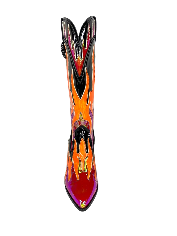 SPACE COWGIRL FLAME - BLACK/RED 3 SPACE COWGIRL FLAME - BLACK/RED - Image 3