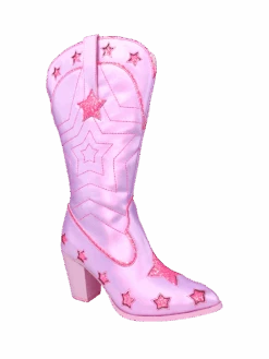 SPACE COWGIRL STAR PEARL - PINK