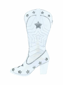 SPACE COWGIRL STAR PEARL - WHITE/SILVER -Engel Cheap Store space cowgirl star pearl whitesilver 950237