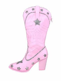 SPACE COWGIRL STAR - PINK/SILVER -Engel Cheap Store space cowgirl star pinksilver 223941