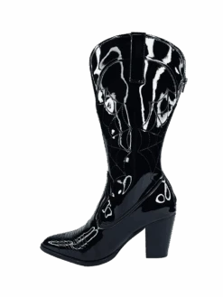 SPACE COWGIRL WEB - BLACK PATENT -Engel Cheap Store space cowgirl web black patent 679754