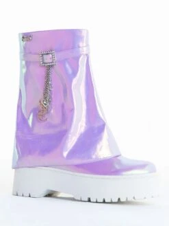 SPARKL FAIRY COUTURE COMBAT BOOT - LAVENDER