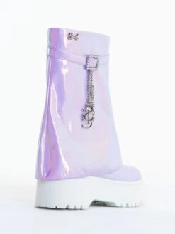 SPARKL FAIRY COUTURE COMBAT BOOT - LAVENDER -Engel Cheap Store sparkl fairy couture combat boot lavender 934796